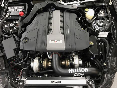 2018+ Mustang GT Hellion Twin Turbo Top Mount Kit 