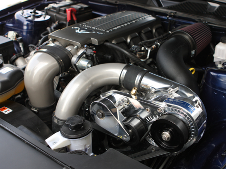 2010-05 Mustang GT (4.6) ProCharger Intercooled Supercharger System  with P-1SC-1 Shared Drive