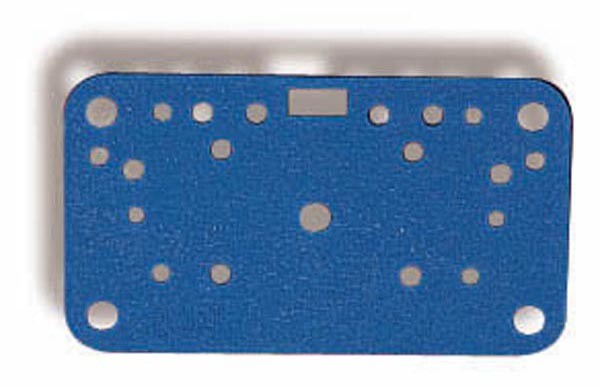 Holley Performance metering block gasket blue 108-90-2