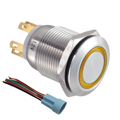 Performance World 19MM Amber LED Switch 322111